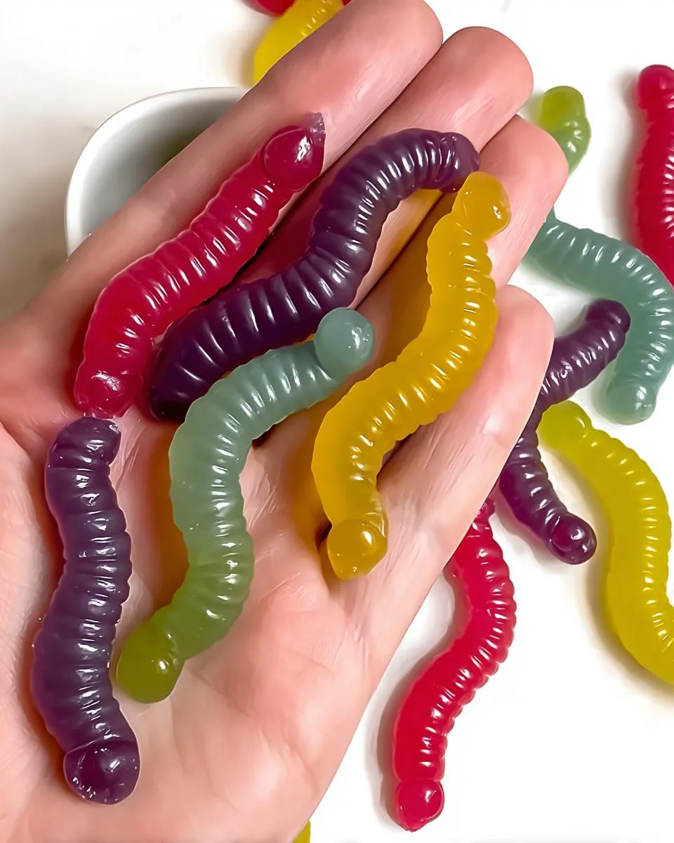 Homemade Gummy Worms - detail 1