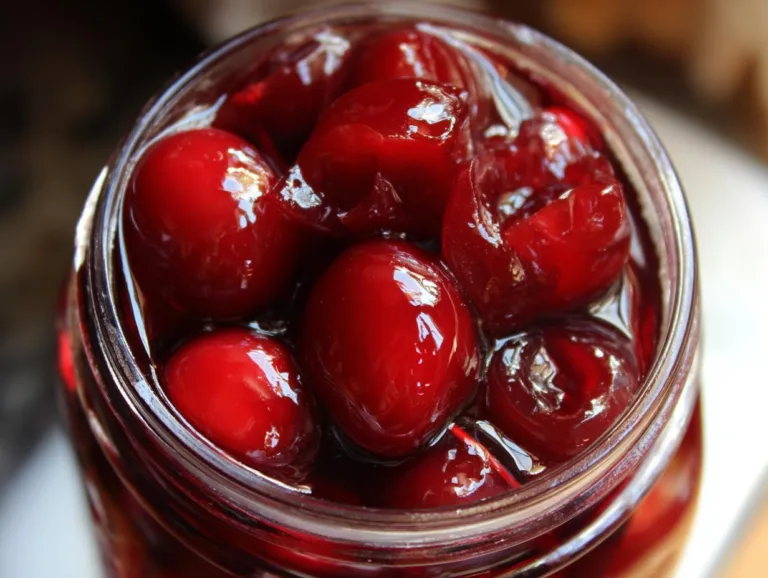 Homemade Maraschino Cherries Recipe