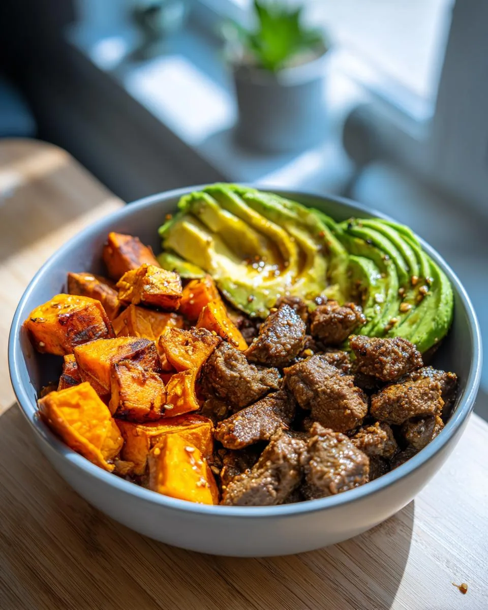 Hot Honey Beef Bowls - detail 2