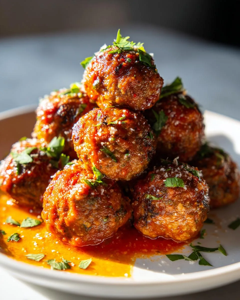 Italian Meatballs - detail 1