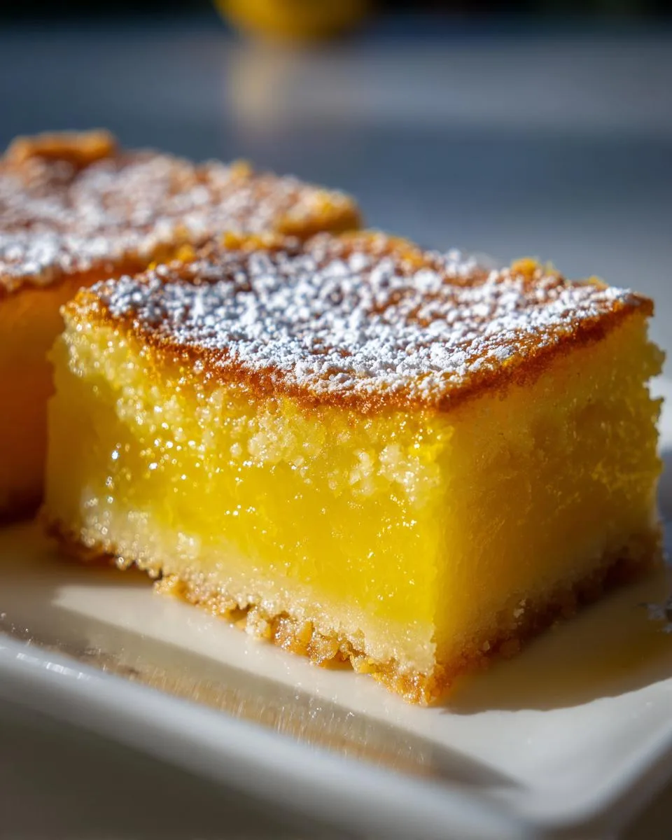 Japanese Yuzu Lemon Bars - detail 3