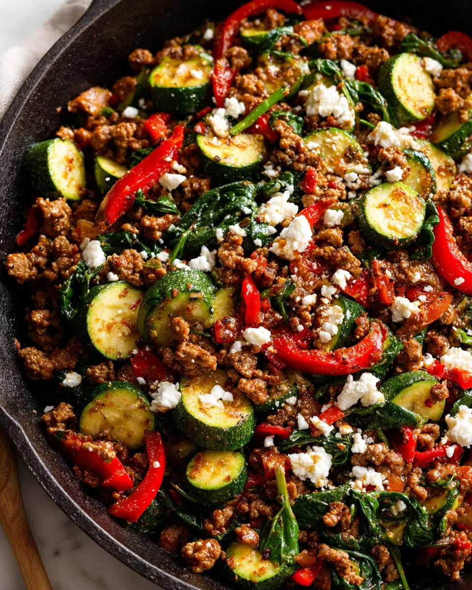 Mediterranean Ground Beef Stir Fry - detail 1