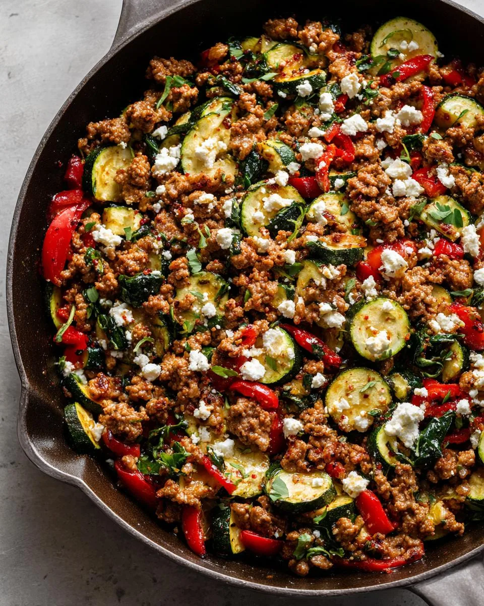 Mediterranean Ground Beef Stir Fry - detail 2