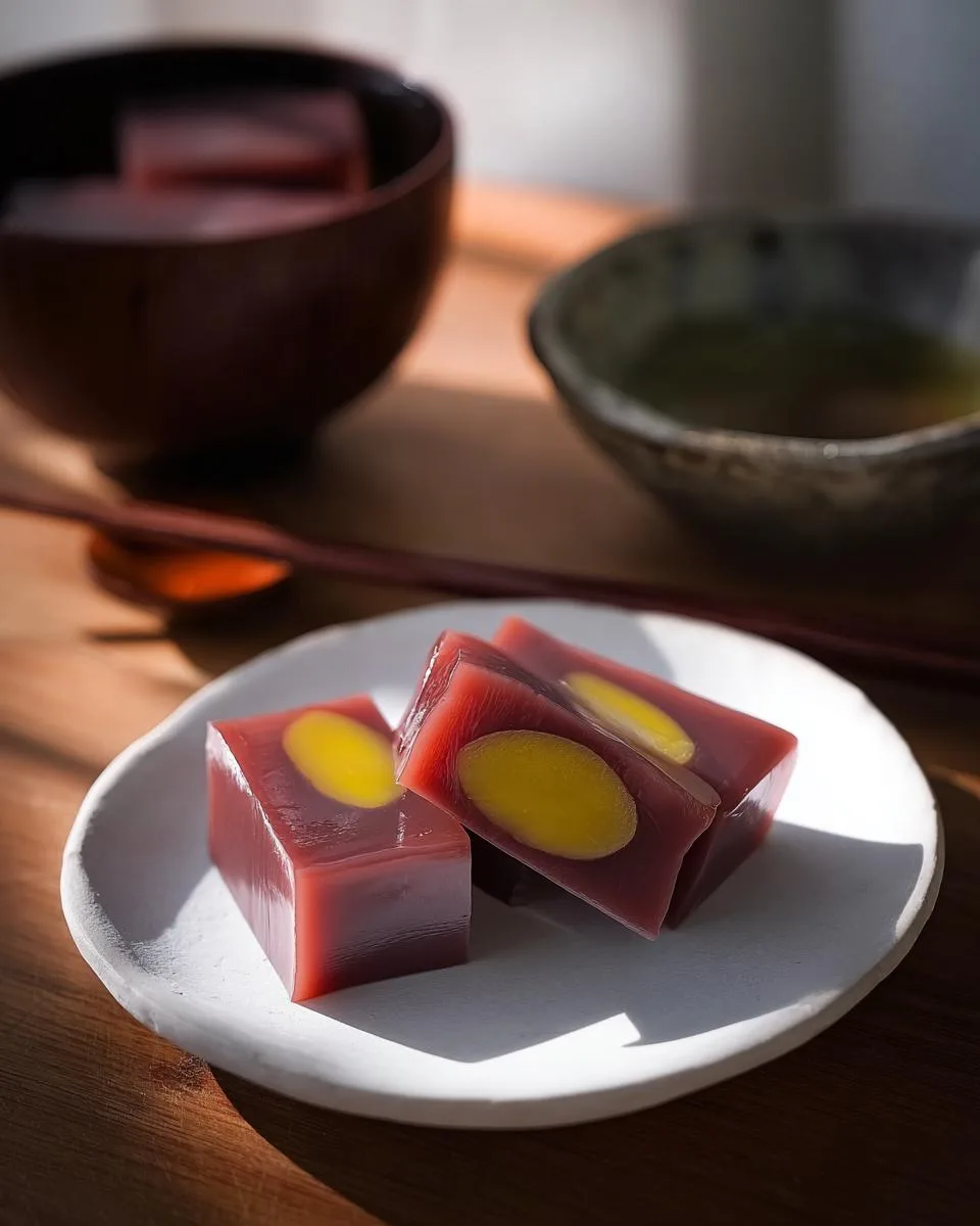 Mizu Yokan (Red Bean Jelly) - detail 3