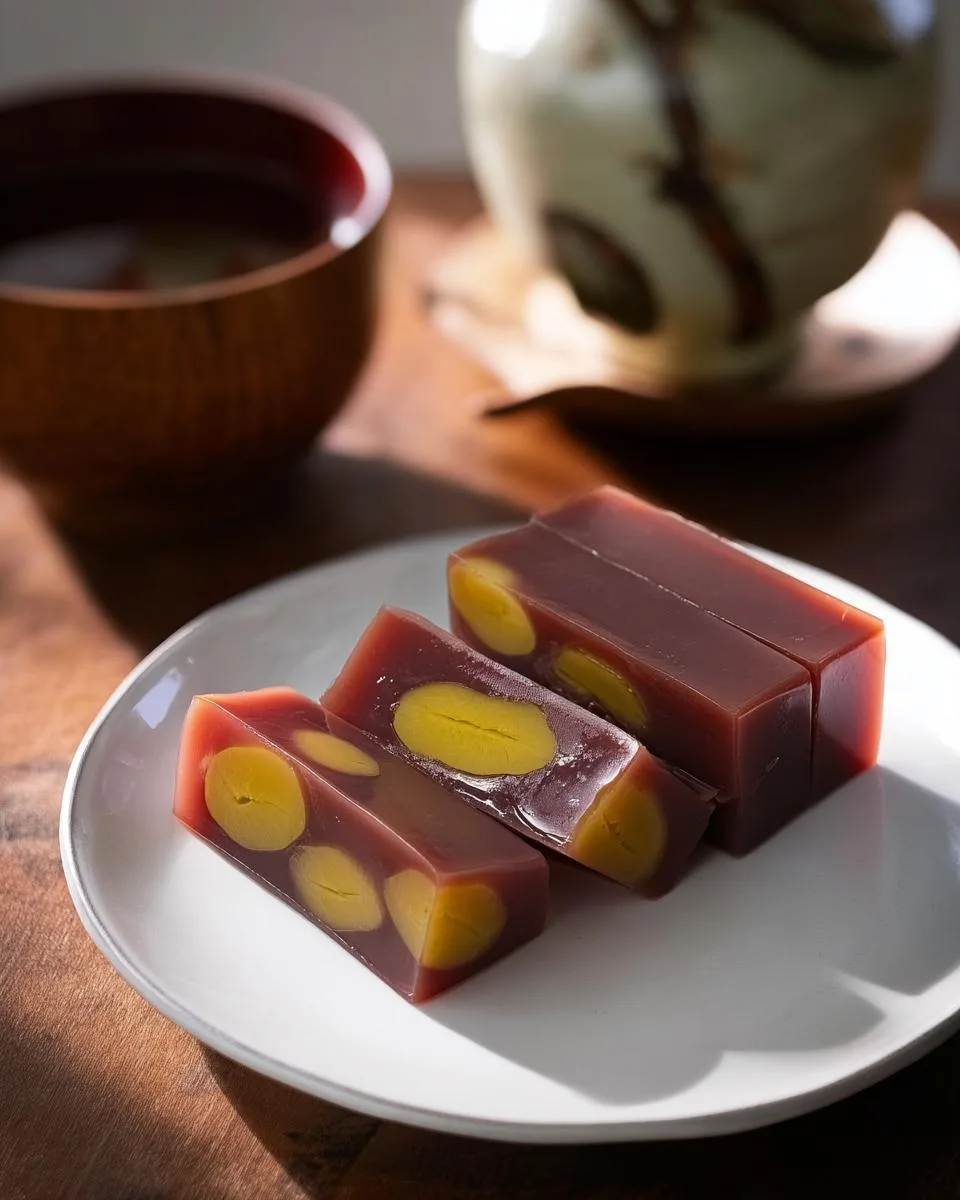 Mizu Yokan (Red Bean Jelly) - detail 4