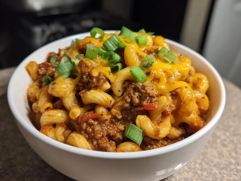 One Pot Beef Taco Pasta