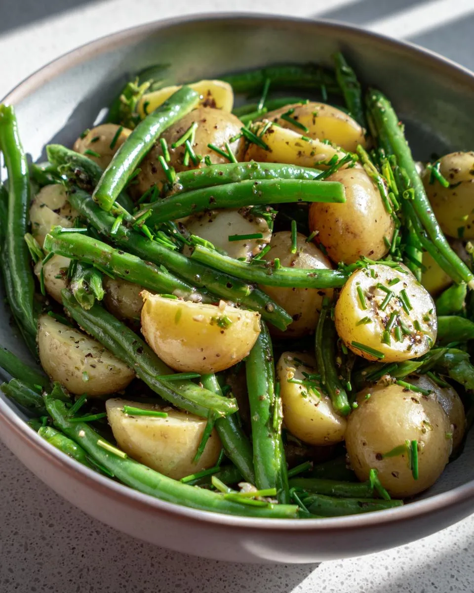 Quick Green Bean Potato Salad - detail 3