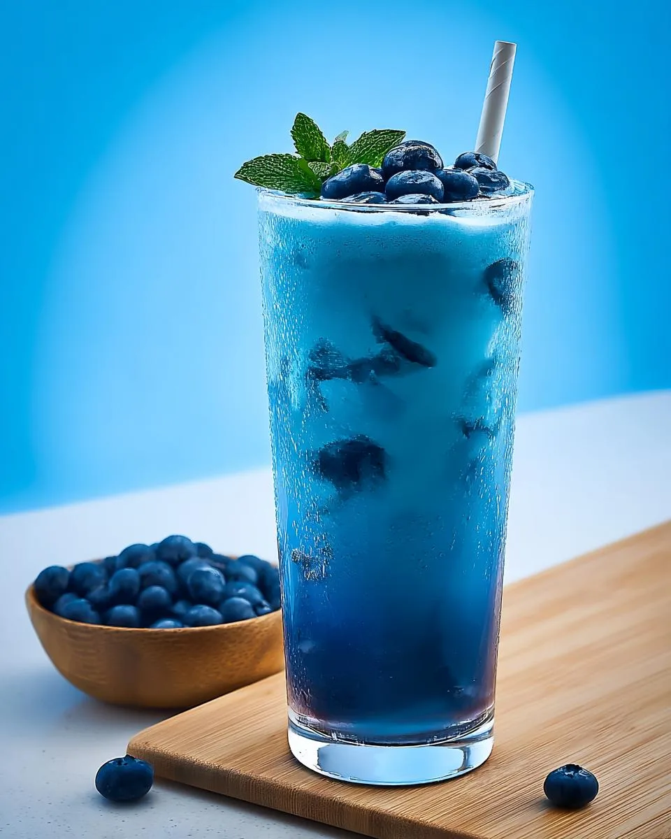 Starbucks Blueberry Blue Drink - detail 1