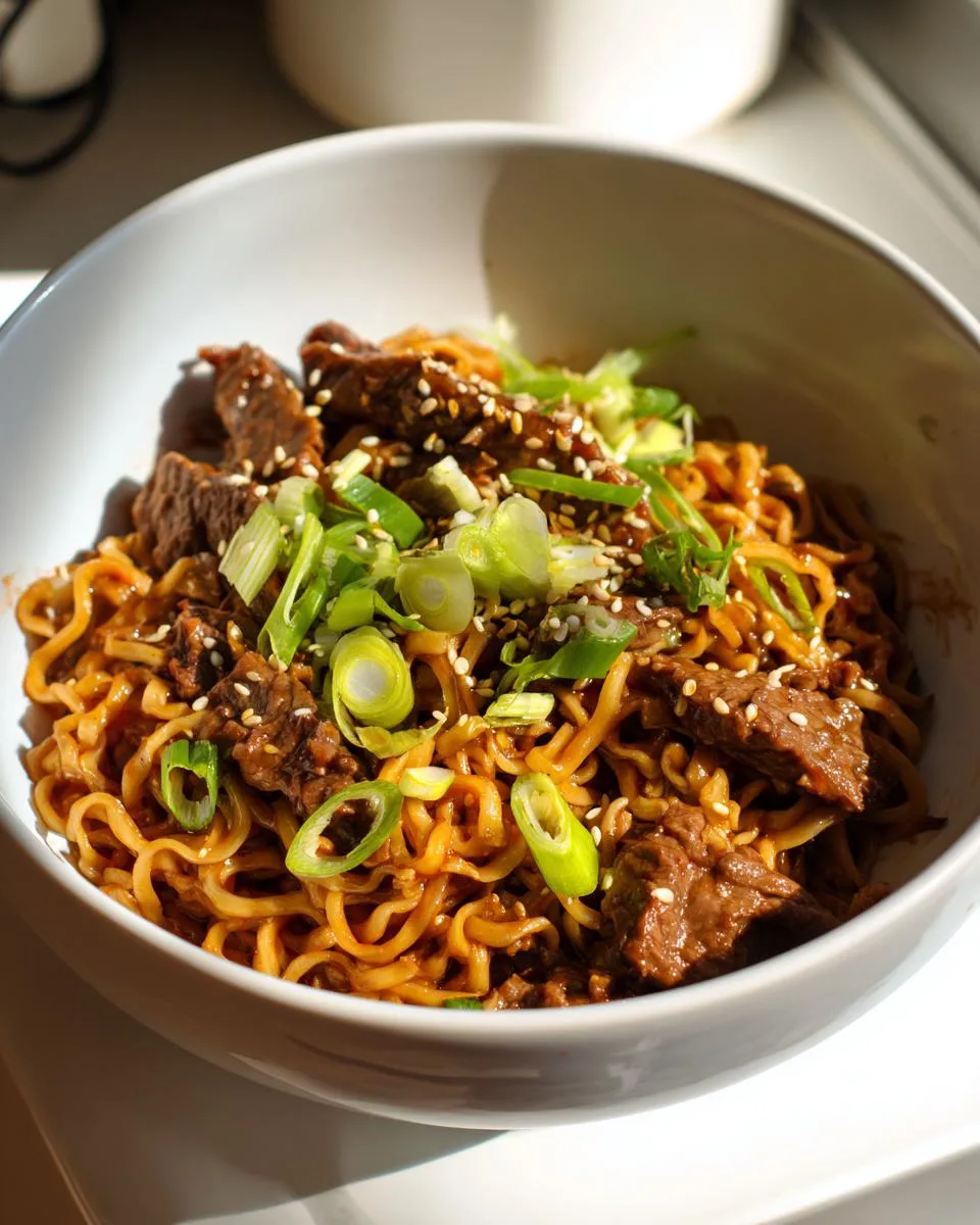 Sticky Beef Noodles - detail 4