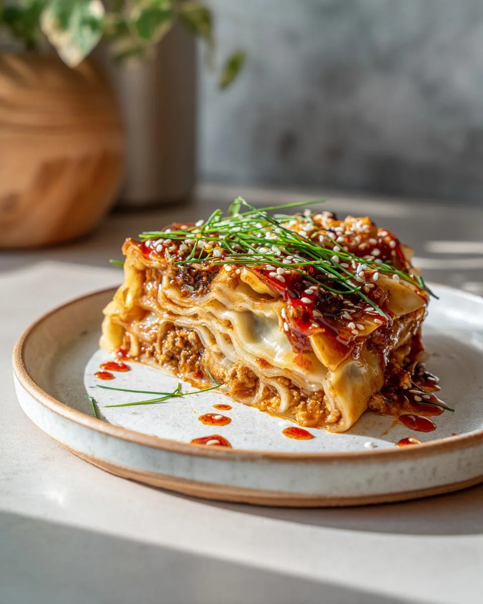 TikTok Viral Dumpling Lasagna - detail 2