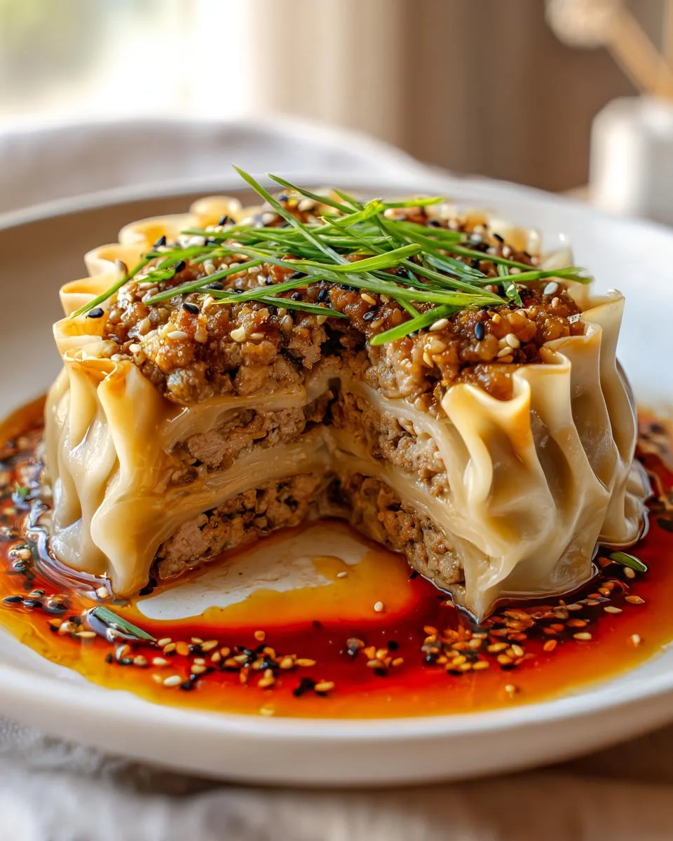 TikTok Viral Dumpling Lasagna - detail 3
