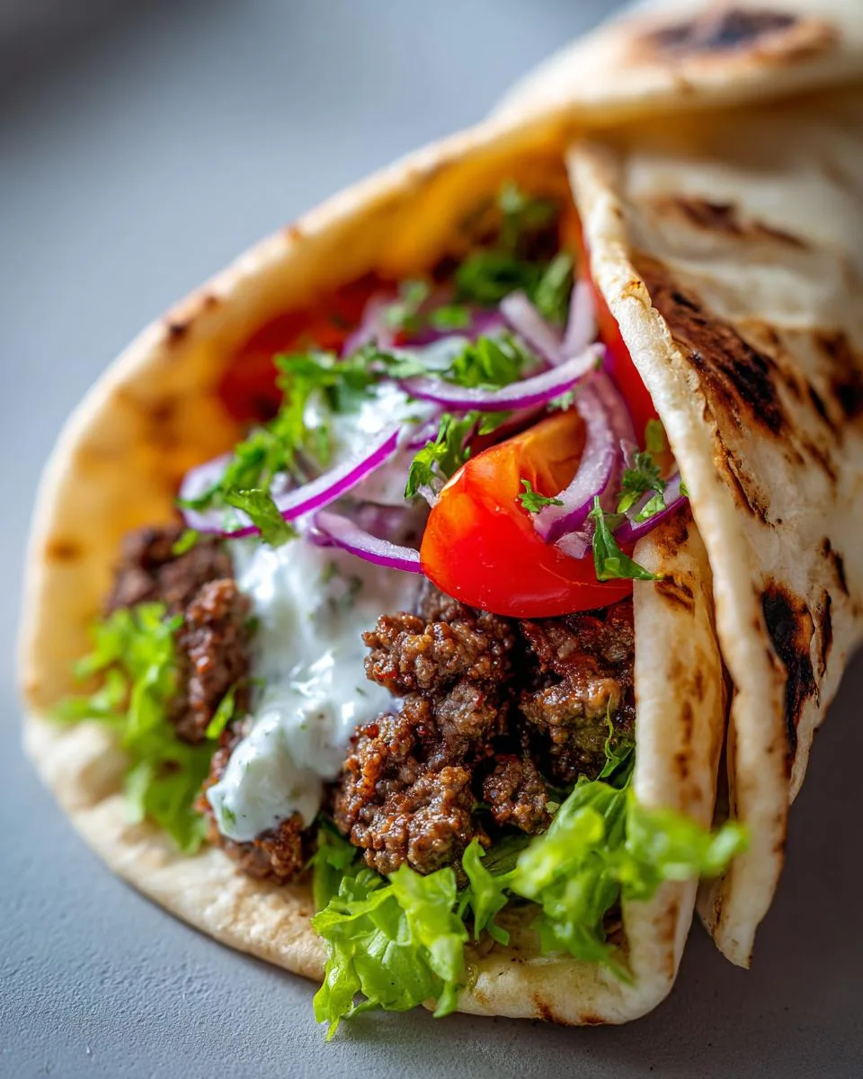 Top Greek Beef Wraps Roasted - detail 3