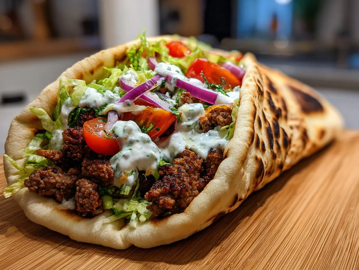 5-Ingredient Greek Beef Wraps Roasted That Wow Everyone