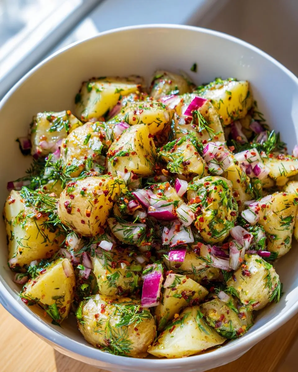 Turkish Dill Potato Salad - detail 4