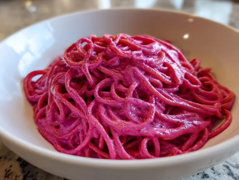 Vegan Pink Beet Pasta Sauce