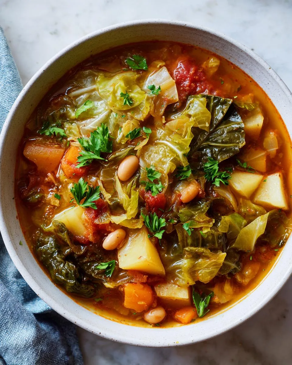 Vegetarian Cabbage Soup - detail 3