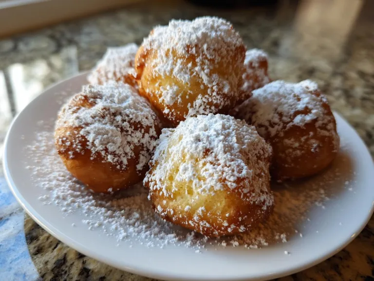 amazing vanilla french beignets