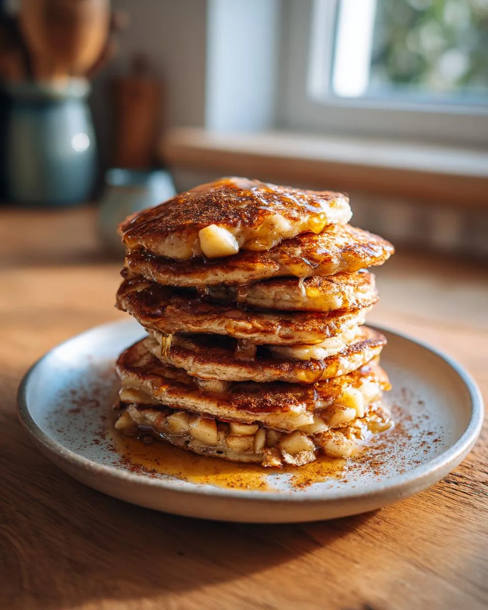 apple yogurt pancakes - detail 3