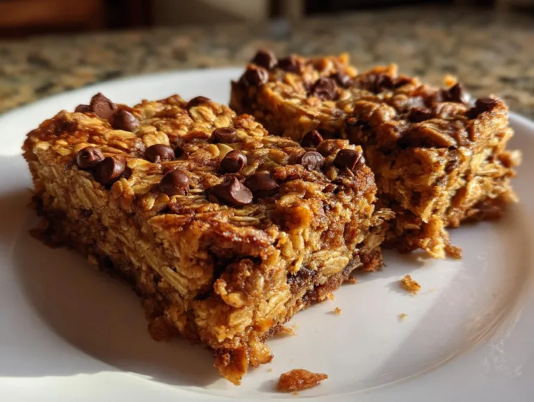 banana oatmeal bars