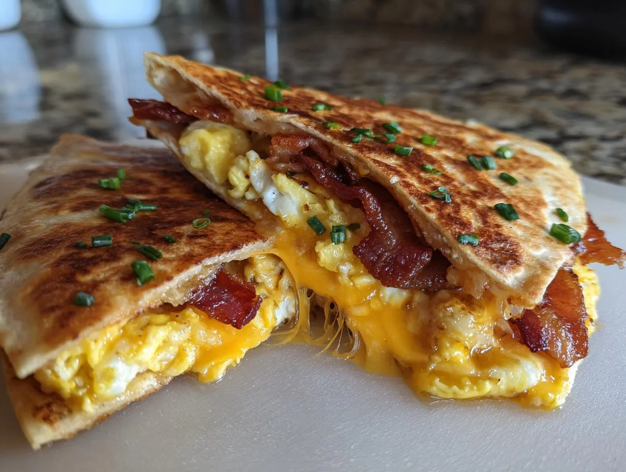 Irresistible Cheese Breakfast Quesadillas in Just 25 Minutes