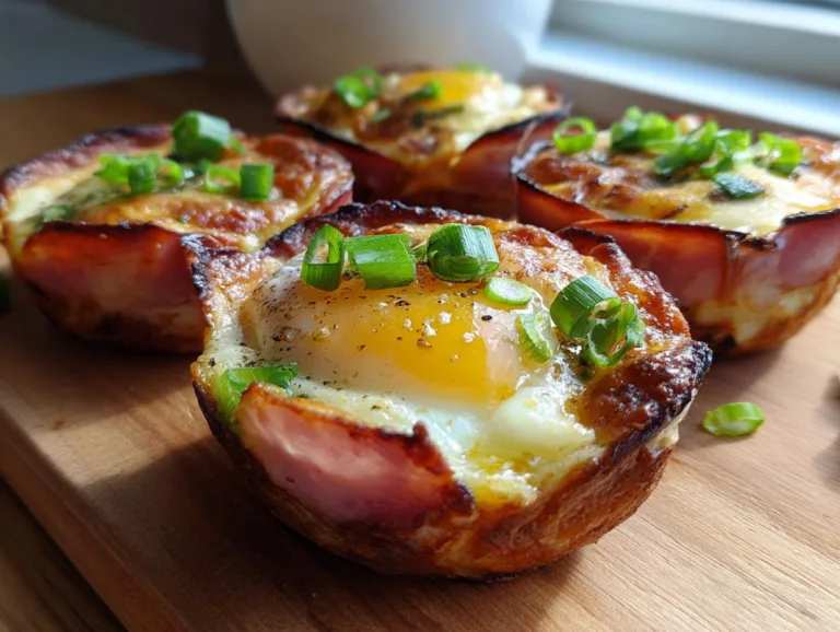 ham cheese egg cups