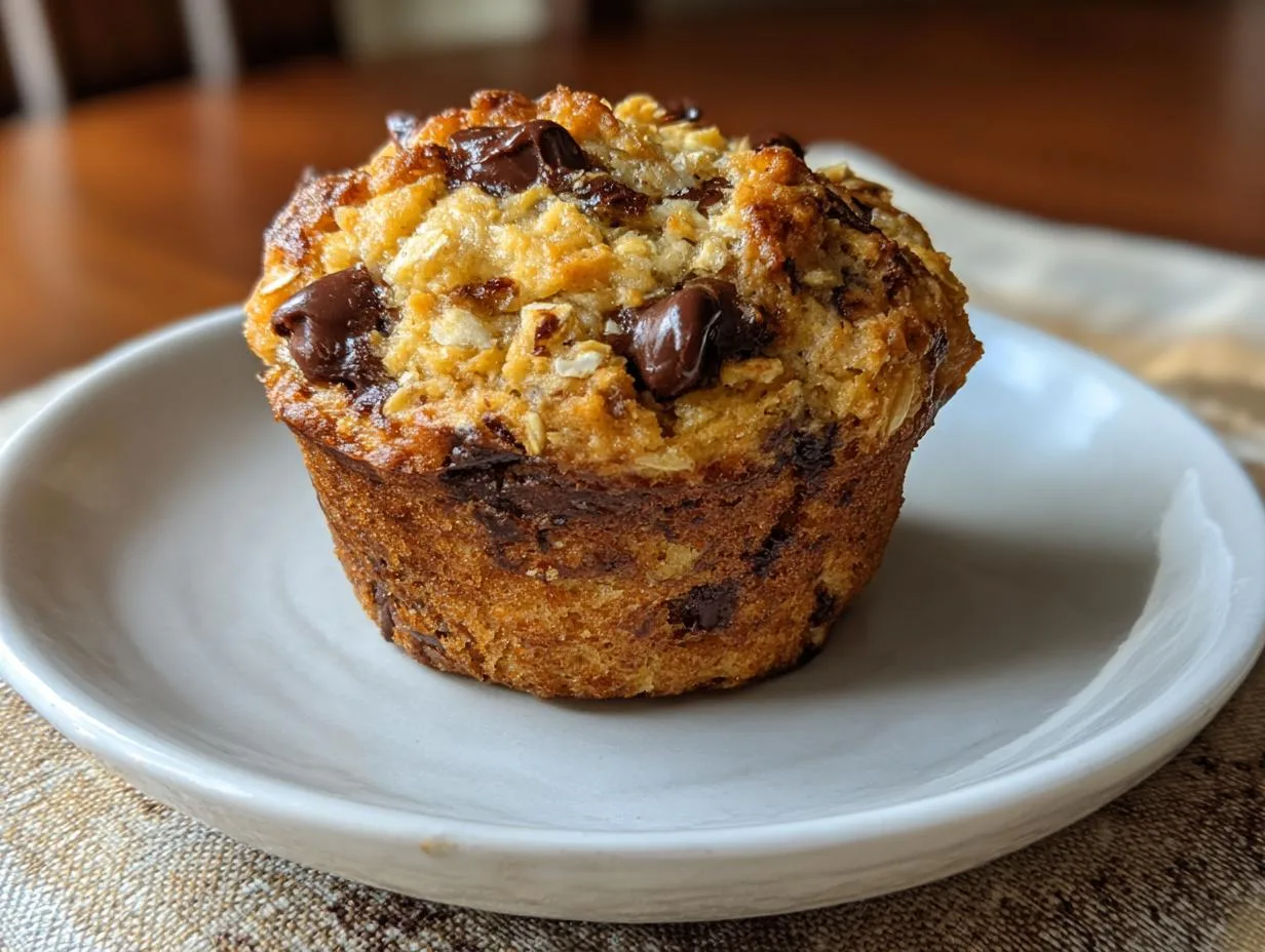Irresistible Oatmeal Chocolate Chip Morning Muffins