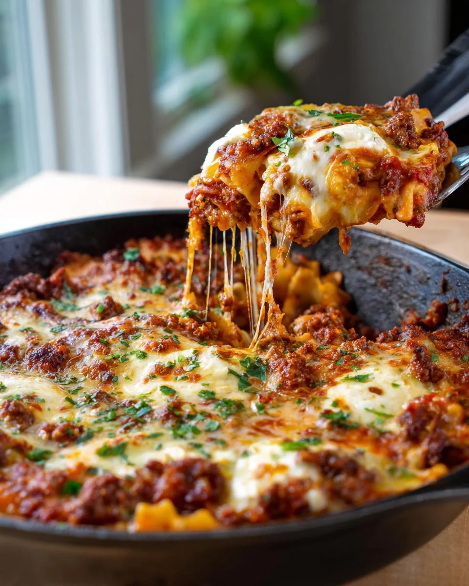 30-Minute Skillet Lasagna (One-Pot) - detail 3
