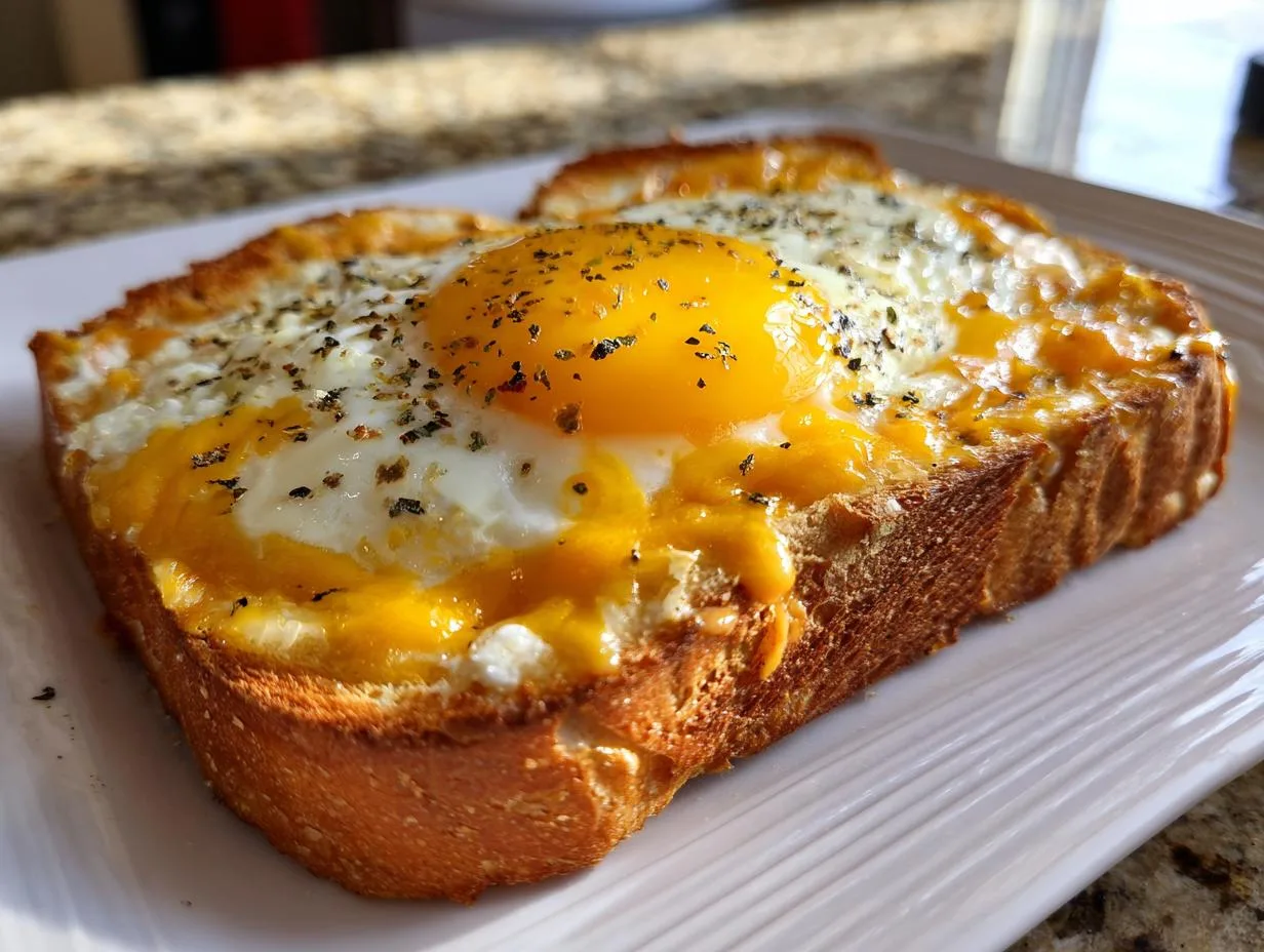 10-Minute Air Fryer Egg Toast for Lazy Breakfast Bliss