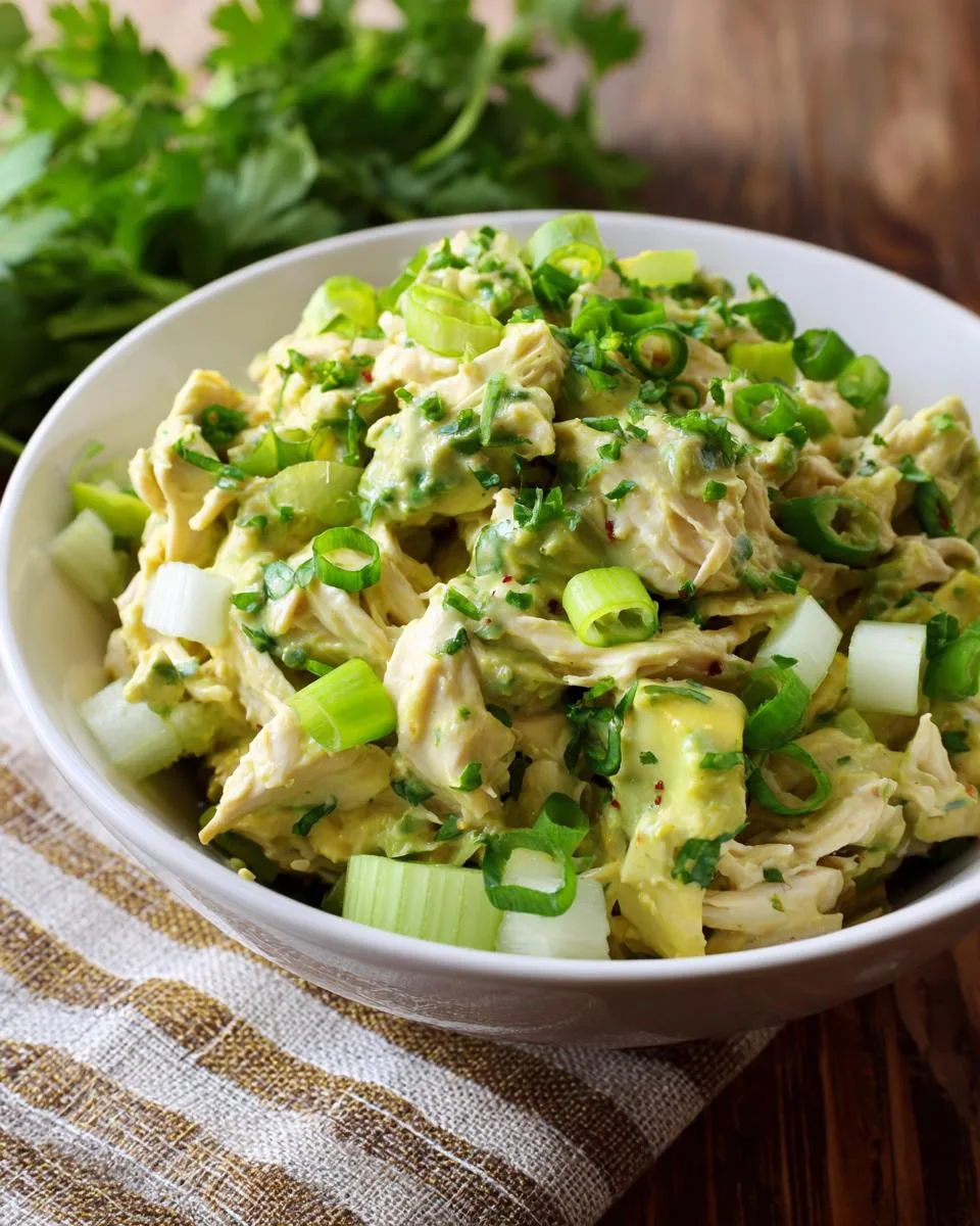 Avocado Lime Chicken Salad Bowl - detail 1
