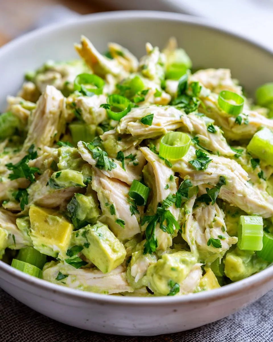 Avocado Lime Chicken Salad Bowl - detail 2