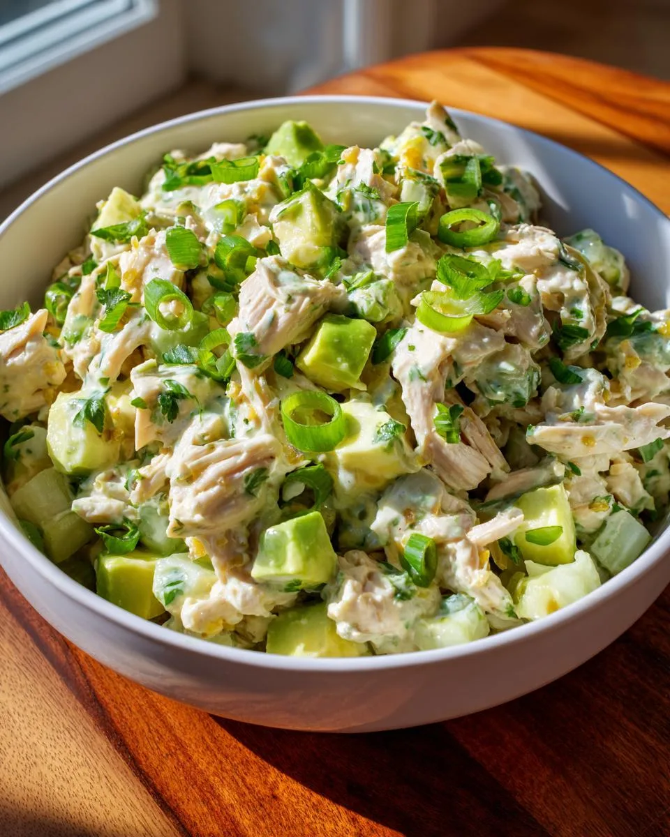 Avocado Lime Chicken Salad Bowl - detail 3