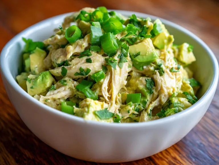 Avocado Lime Chicken Salad Bowl