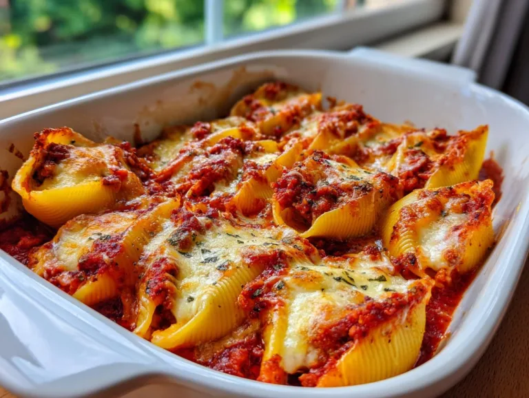 Beef Stuffed Shells