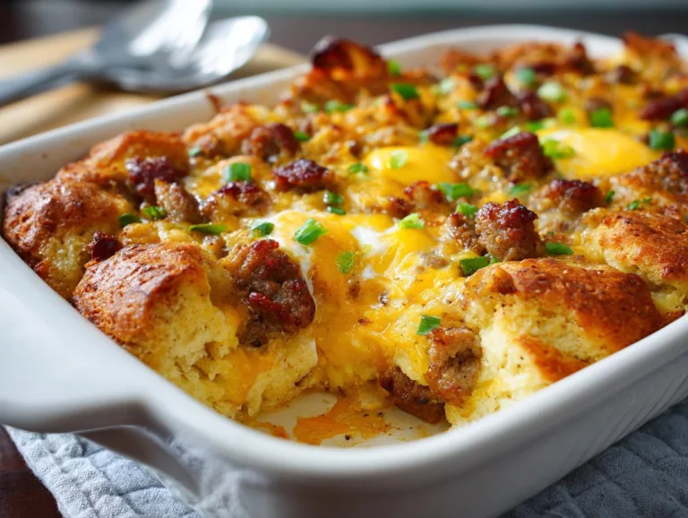 Biscuits and Gravy (Breakfast Casserole)