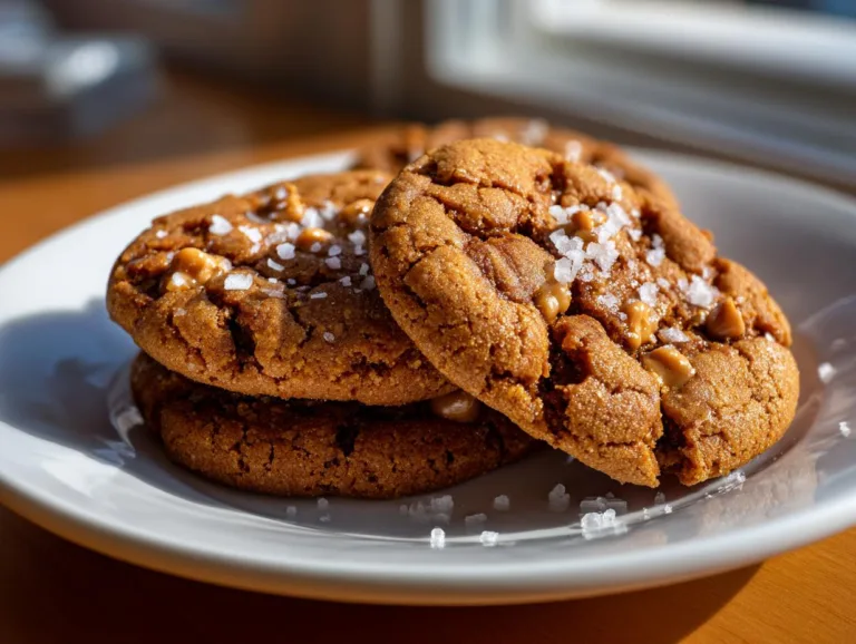 Brown Butter Coffee Toffee Cookies