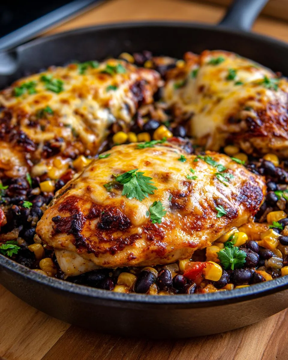 Cheesy Cowboy Chicken with Beans - detail 3