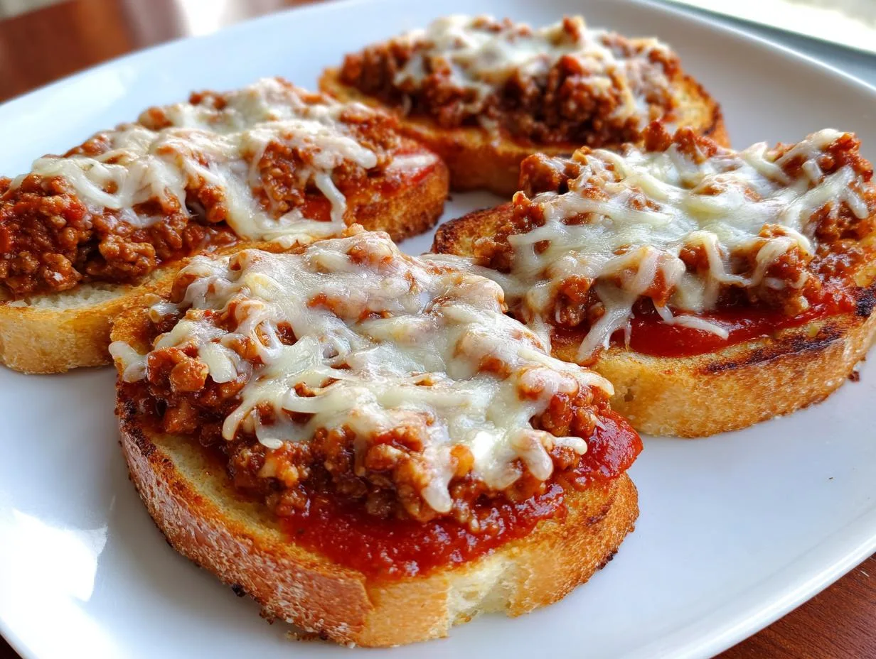 28-Minute Cheesy Sloppy Joe Toasts That Will Amaze You