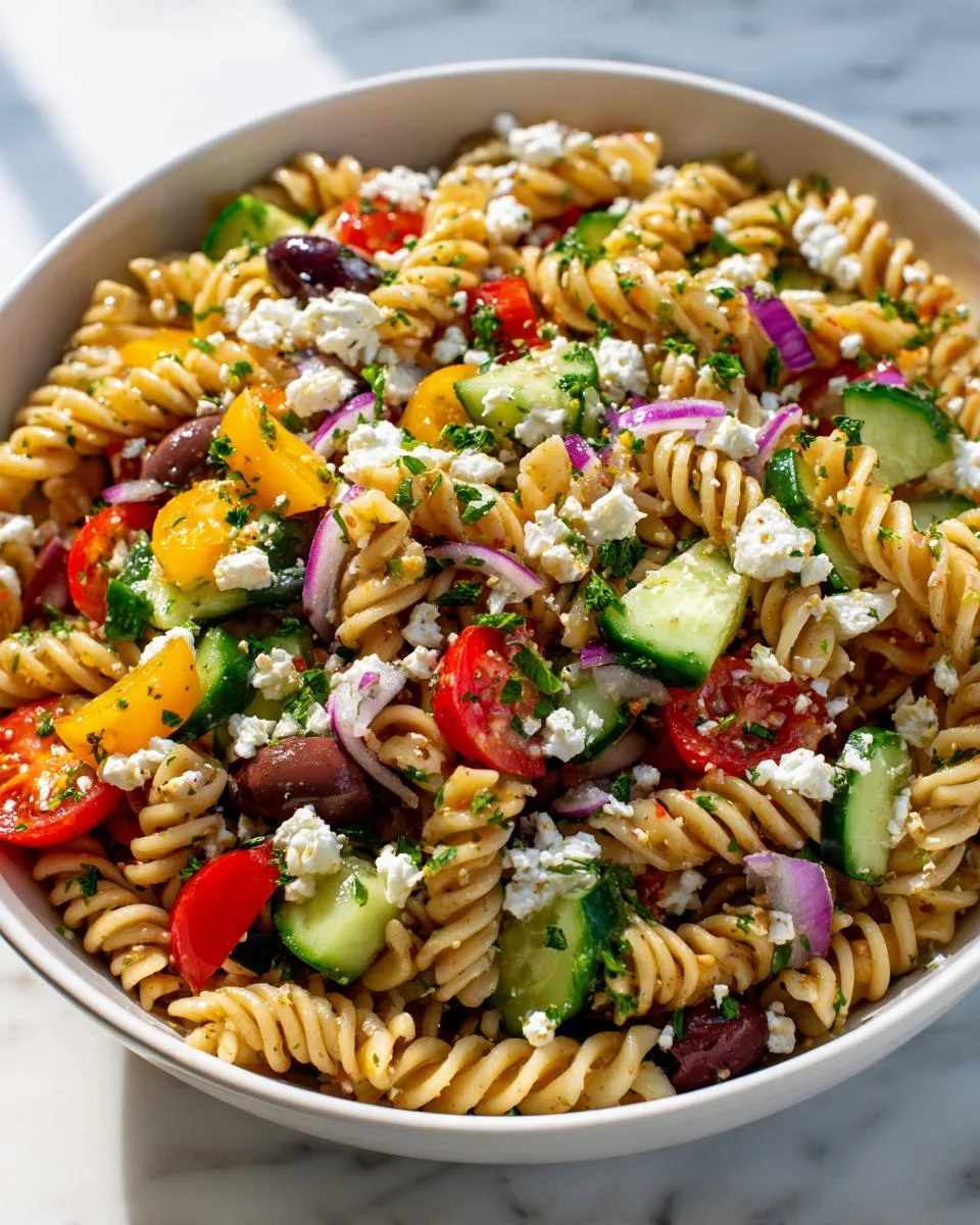 Cold Pasta Salad with Italian Dressing - detail 2