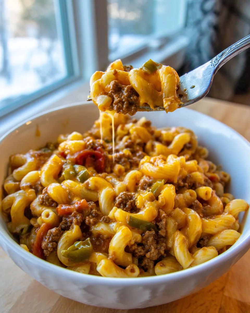 Creamy Rotel Pasta Ground Beef - detail 3