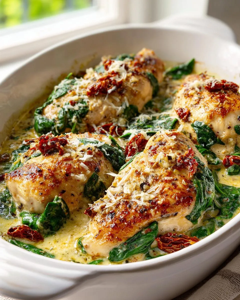 Crockpot Creamy Tuscan Chicken - detail 1