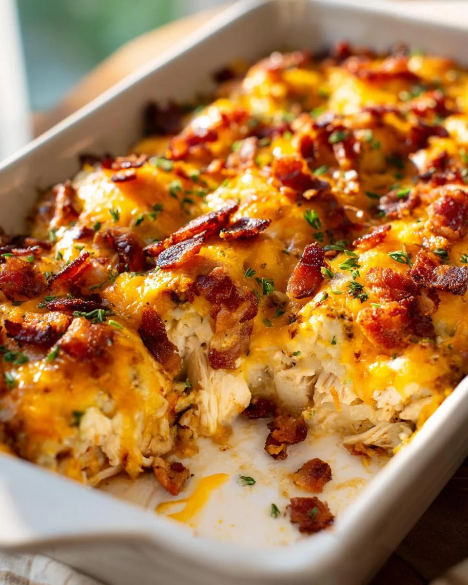 Easy Chicken Bacon Ranch Casserole - detail 3