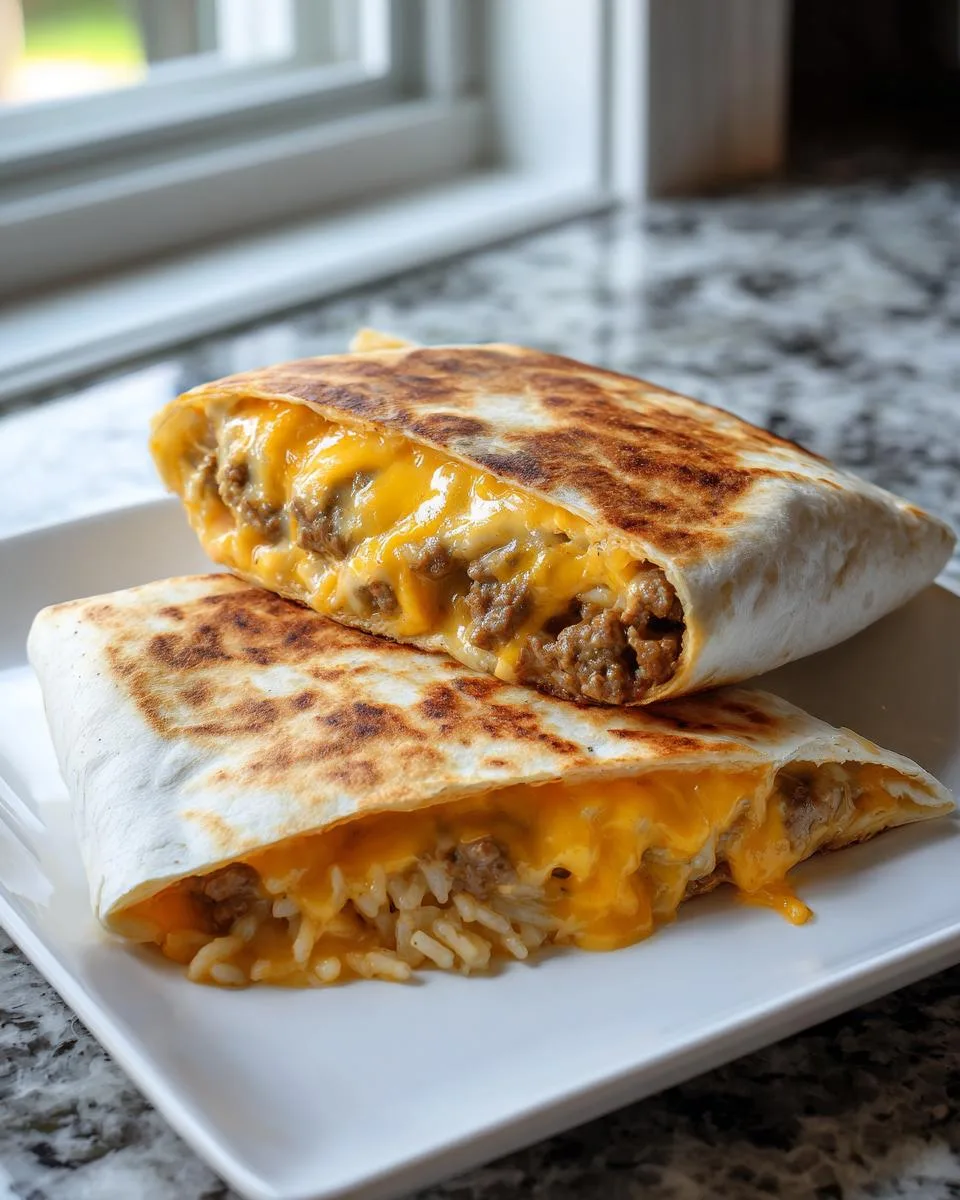Easy Grilled Cheese Burrito - detail 3