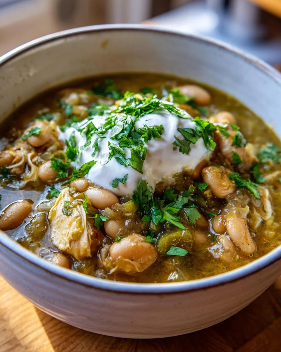 Easy White Chicken Chili - detail 2