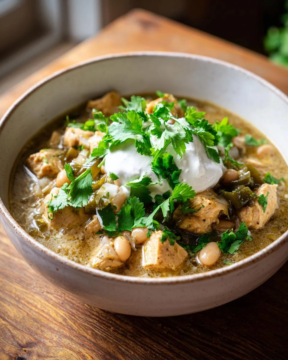 Easy White Chicken Chili - detail 3