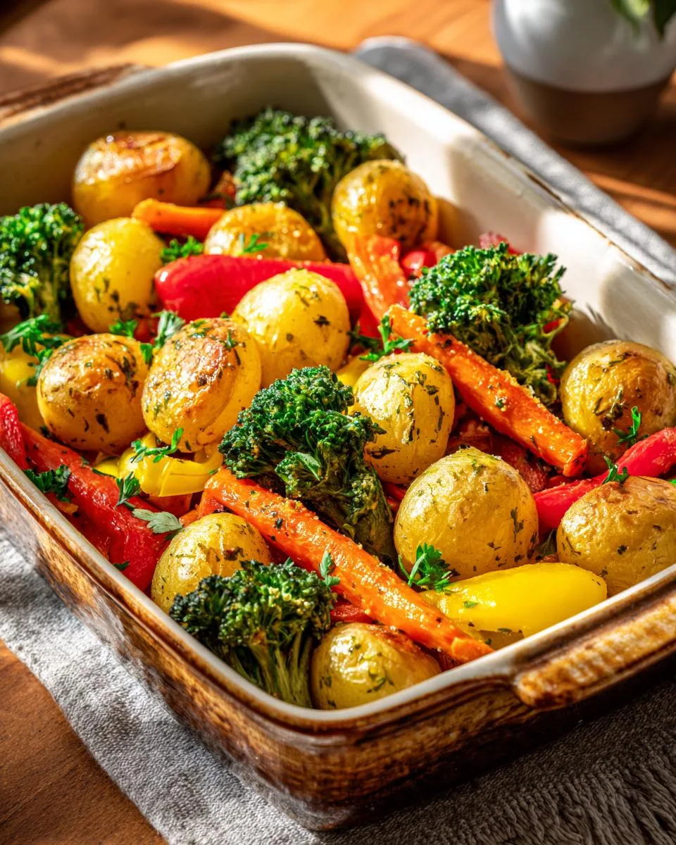 Garlic Herb Roasted Potatoes Veggies - detail 3
