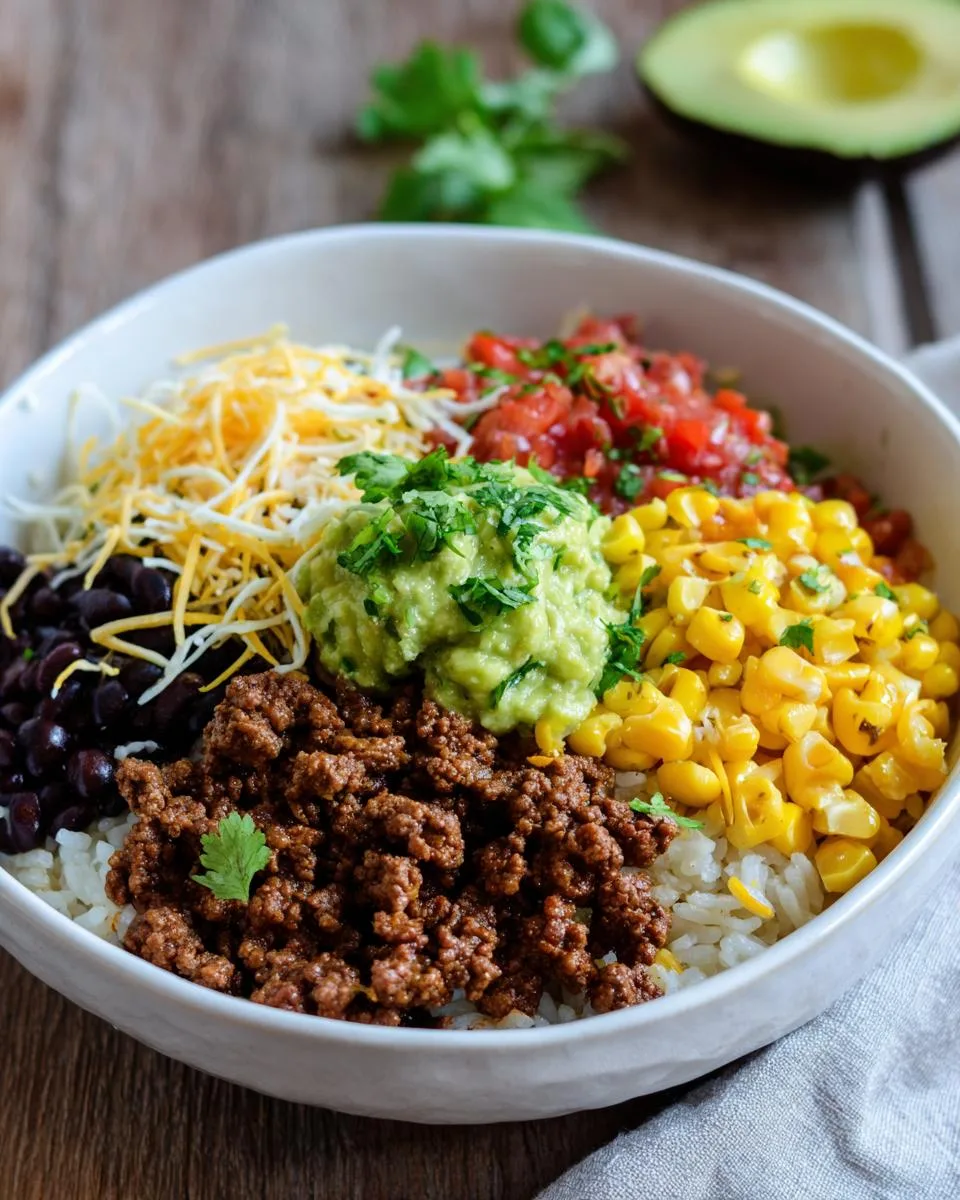 Ground Beef Burrito Bowls - detail 2