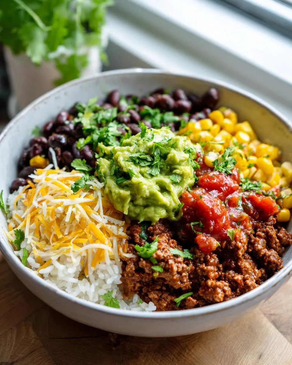 Ground Beef Burrito Bowls - detail 3