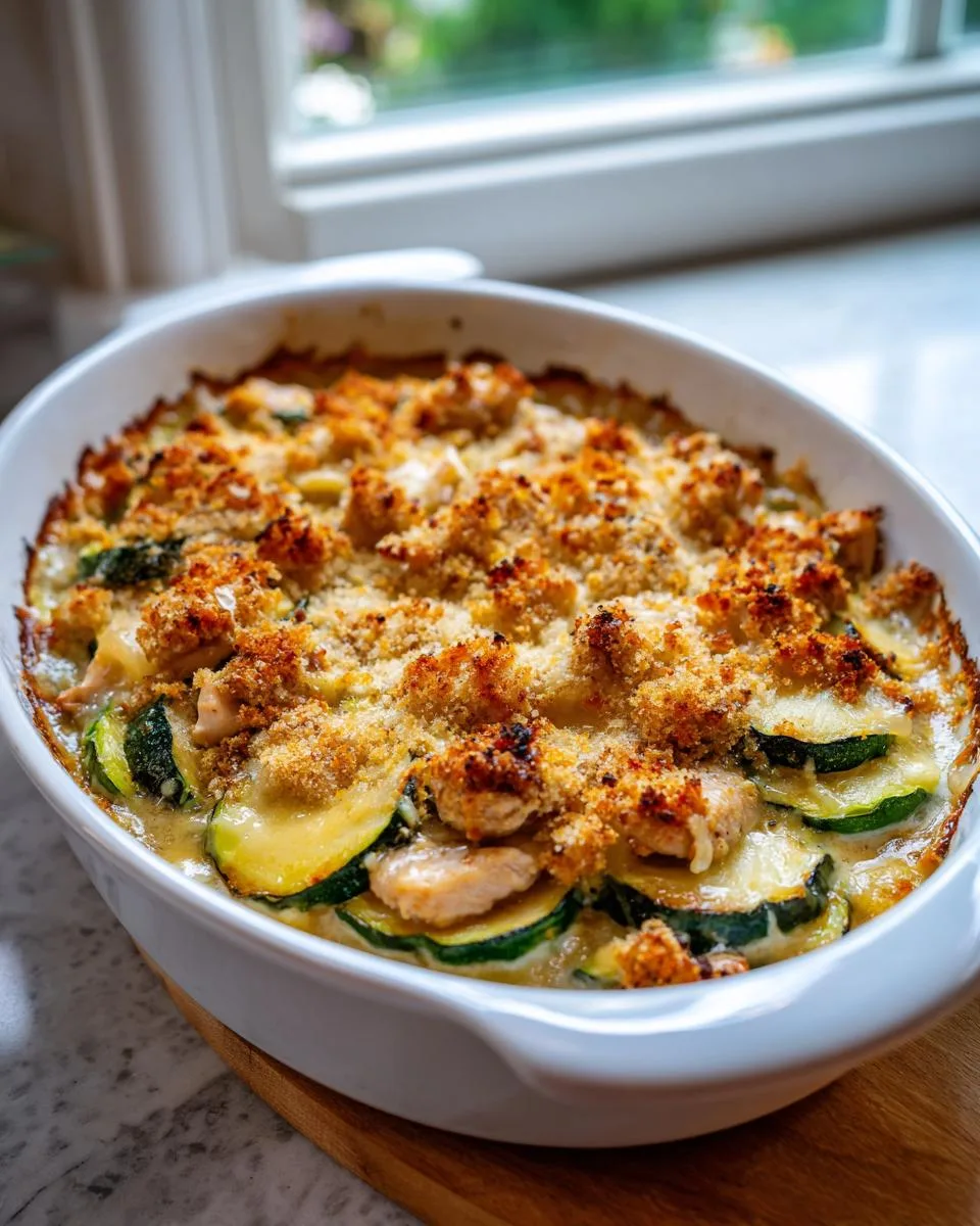 Healthy Chicken Zucchini Casserole - detail 3