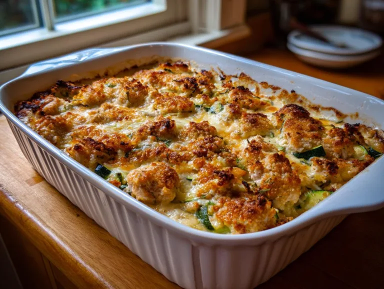 Healthy Chicken Zucchini Casserole