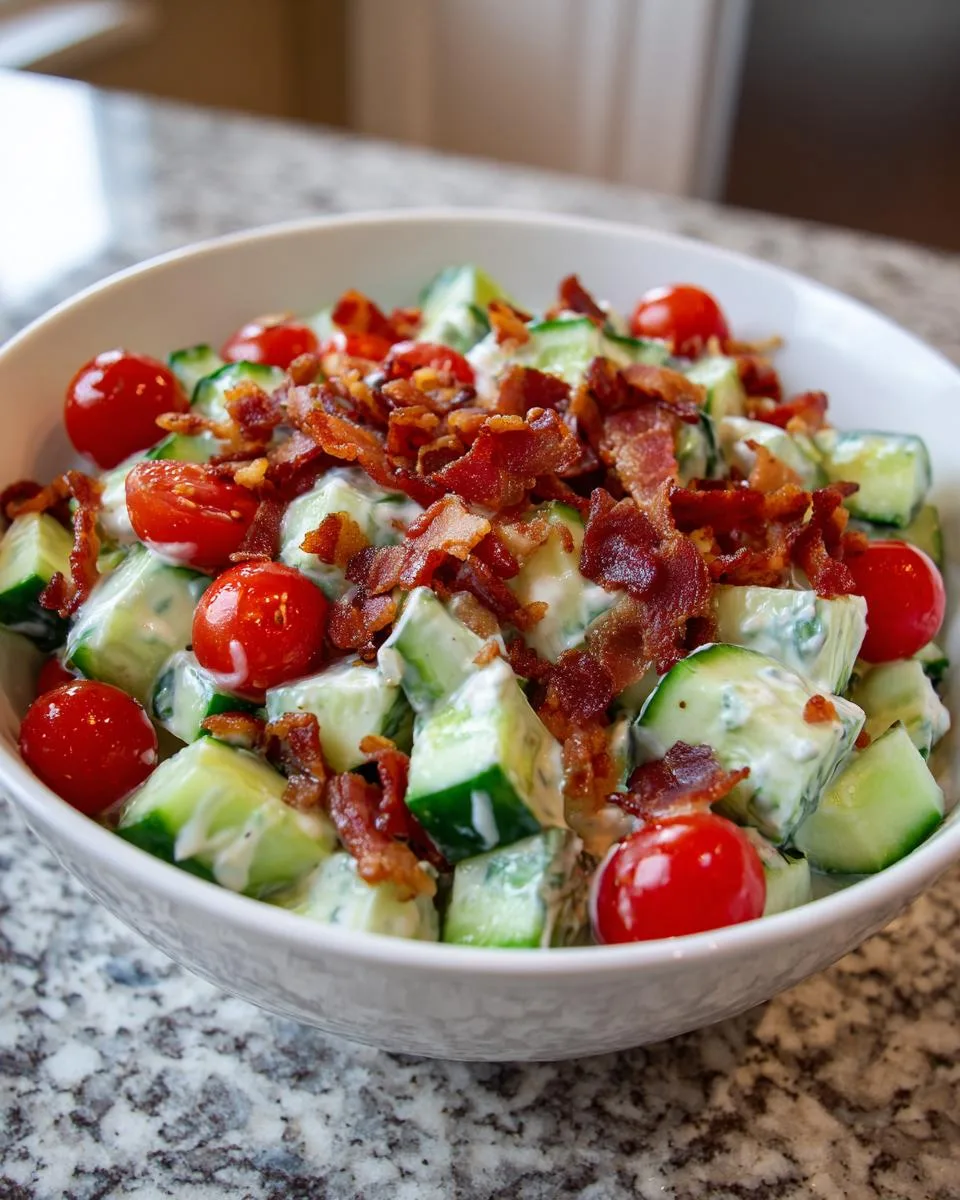 Healthy Cucumber Tomato Salad - detail 3